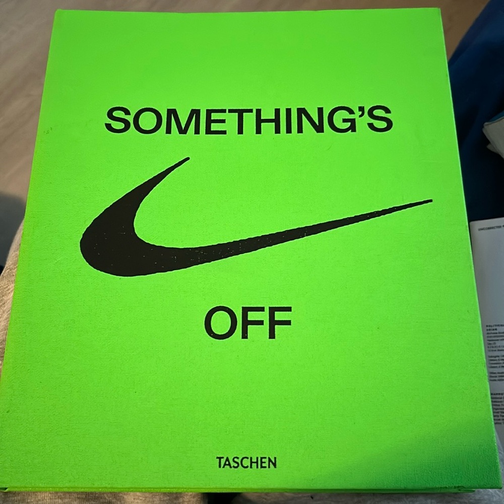Virgil abloh x nike book: